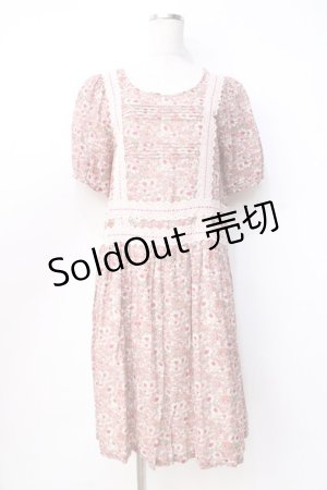 画像: 【SALE】Jane Marple / Sweet Daisy Tunic ワンピース M ピンク Y-25-09-13-074-JM-OP-AS-ZT326