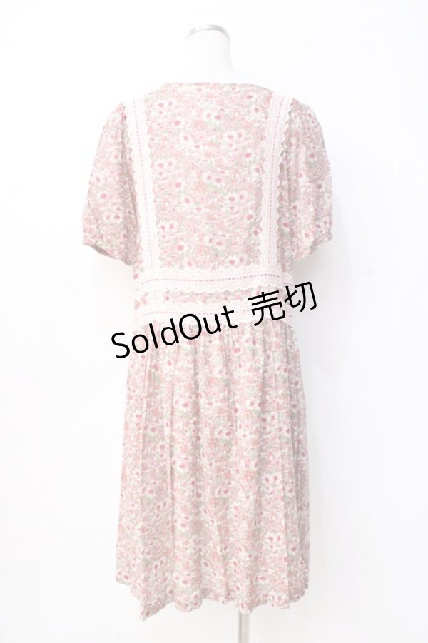 画像3: 【SALE】Jane Marple / Sweet Daisy Tunic ワンピース M ピンク Y-25-09-13-074-JM-OP-AS-ZT326 (3)