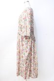 画像2: Jane Marple Dans Le Salon / Heirloom Flower embroideryカラードレス M アイボリー Y-25-09-13-075-JM-OP-SZ-ZY (2)