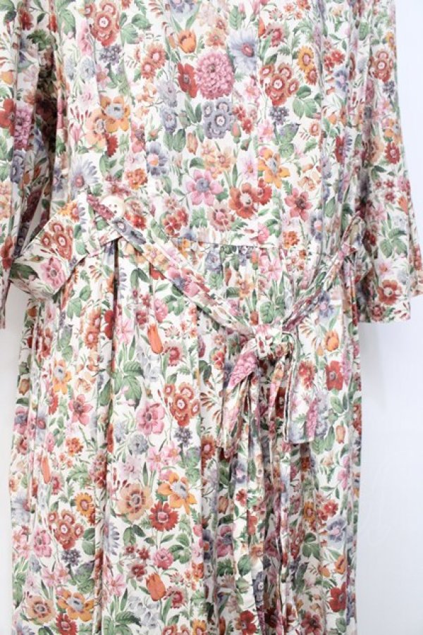 画像4: Jane Marple Dans Le Salon / Heirloom Flower embroideryカラードレス M アイボリー Y-25-09-13-075-JM-OP-SZ-ZY (4)
