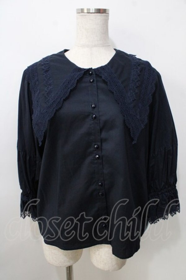 画像1: Perla nell' ostrica / 襟レースブラウス   Y-25-09-13-079-EL-BL-SZ-ZY (1)