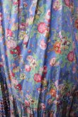 画像3: Jane Marple Dans Le Salon / Magical bouquetティアードドレス M ブルーグレー×ブルーチェック Y-25-09-13-086-JM-OP-SZ-ZY (3)