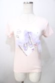 画像1: metamorphose / リトルバレリーナTシャツ M ピンク Y-25-09-13-091-ME-TO-SZ-ZT285 (1)