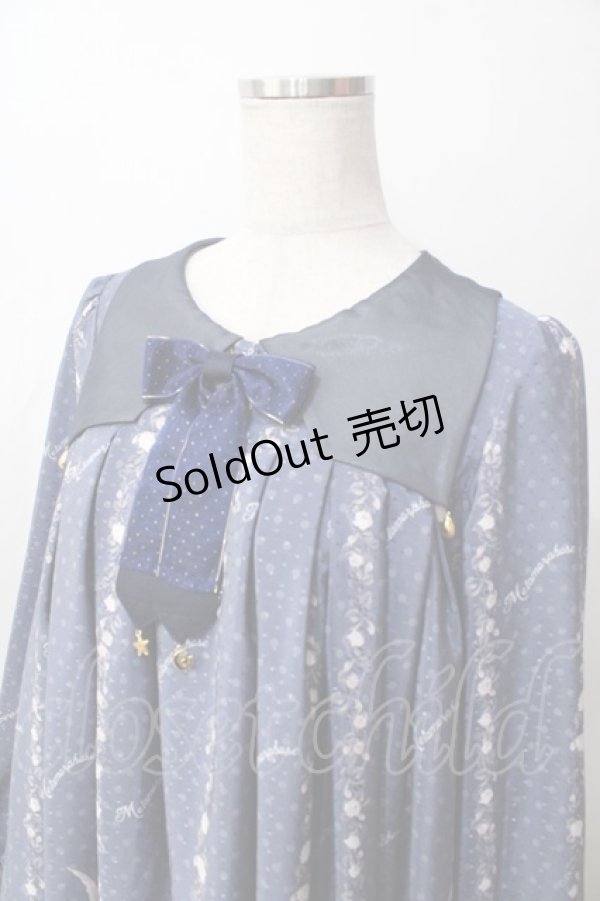 画像3: metamorphose / Star Rose　Aラインワンピース  紺 Y-25-09-13-092-ME-OP-SZ-ZY (3)