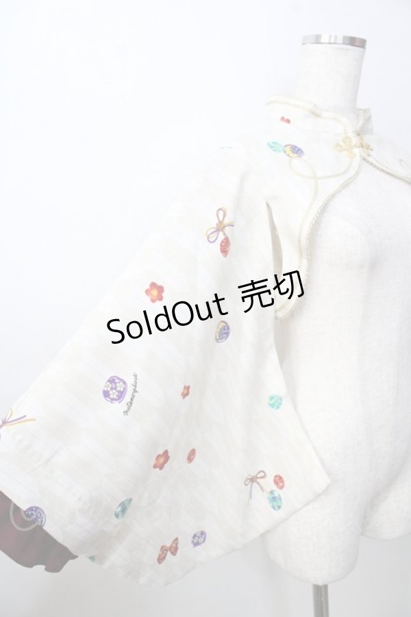 画像3: metamorphose / 春告げ鳥の恋うらら着物袖ボレロ  オフ白 Y-25-09-13-093-ME-TO-SZ-ZY (3)