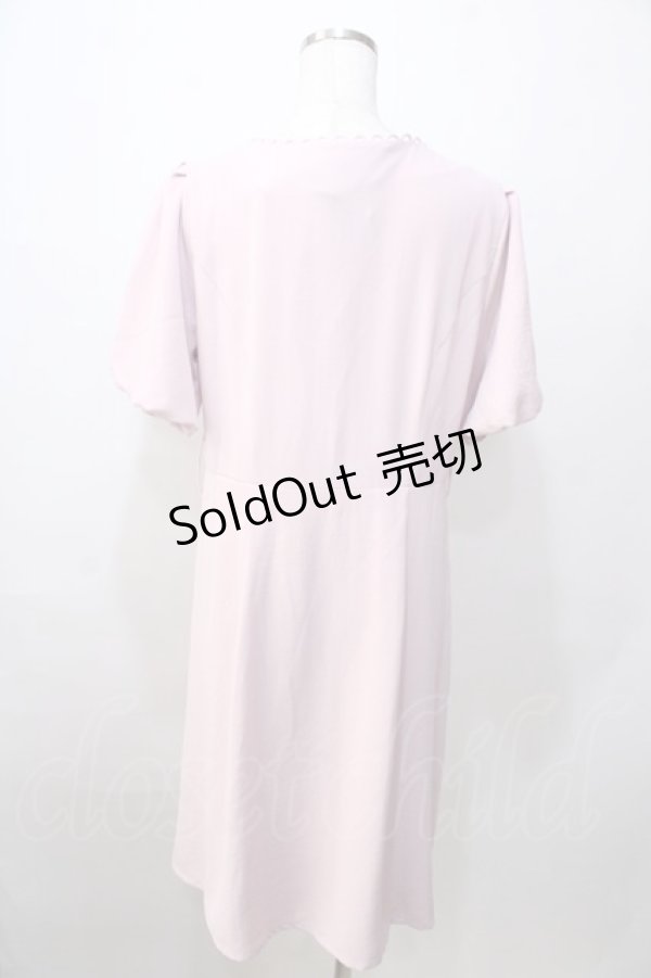 画像2: F&A / スクエアネックループピコ使いワンピース F ピンク Y-25-09-13-099-LO-OP-SZ-ZT356 (2)