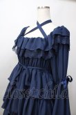 画像3: Vallee lys / Coquelicot dress (ミディアム)  ネイビー Y-25-09-13-107-GO-OP-SZ-ZY (3)