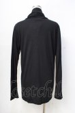 画像3: BPN FOR MEN / 編み上げハイネックカットソー M 黒 Y-25-09-13-010-GO-TO-SZ-ZY (3)