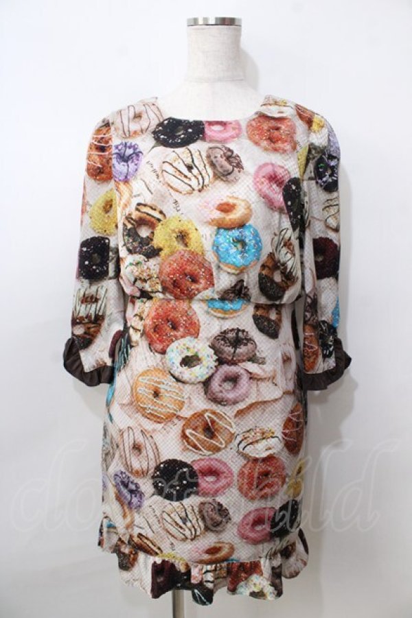 画像1: MILK / Miss DONUTワンピース  チョコ×チョコ Y-25-09-13-110-ML-OP-SZ-ZY (1)