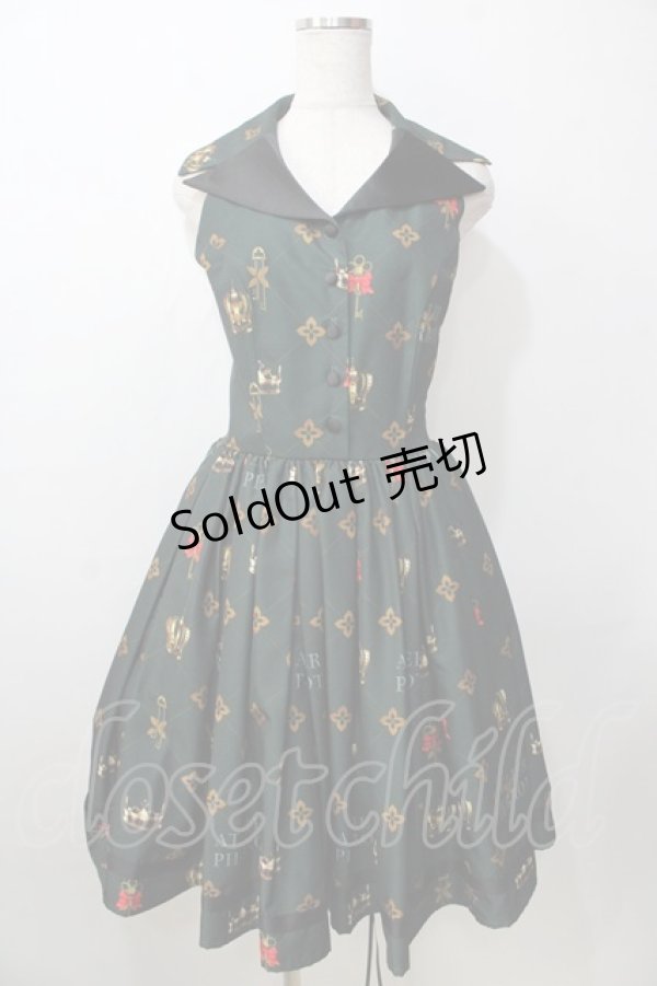 画像1: ATELIER PIERROT / Royal Crownベストワンピース  グリーン Y-25-09-13-121-EL-OP-SZ-ZY (1)