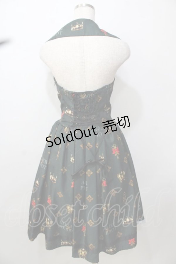 画像2: ATELIER PIERROT / Royal Crownベストワンピース  グリーン Y-25-09-13-121-EL-OP-SZ-ZY (2)