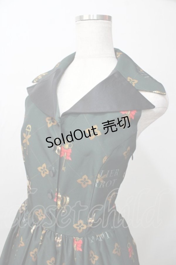 画像3: ATELIER PIERROT / Royal Crownベストワンピース  グリーン Y-25-09-13-121-EL-OP-SZ-ZY (3)