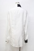 画像3: BPN FOR MEN / バイカラーシャツ M 白 Y-25-09-13-011-GO-BL-SZ-ZY (3)
