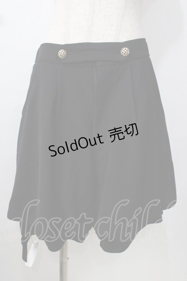 画像1: Princess Chronicles / 黒兎のお嬢様ハーフパンツ XL ブラック Y-25-09-13-125-PU-PA-SZ-ZY (1)