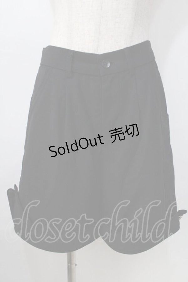 画像1: Princess Chronicles / 公爵騎士のブラックハーフパンツ L 黒 Y-25-09-13-126-PU-PA-SZ-ZY (1)