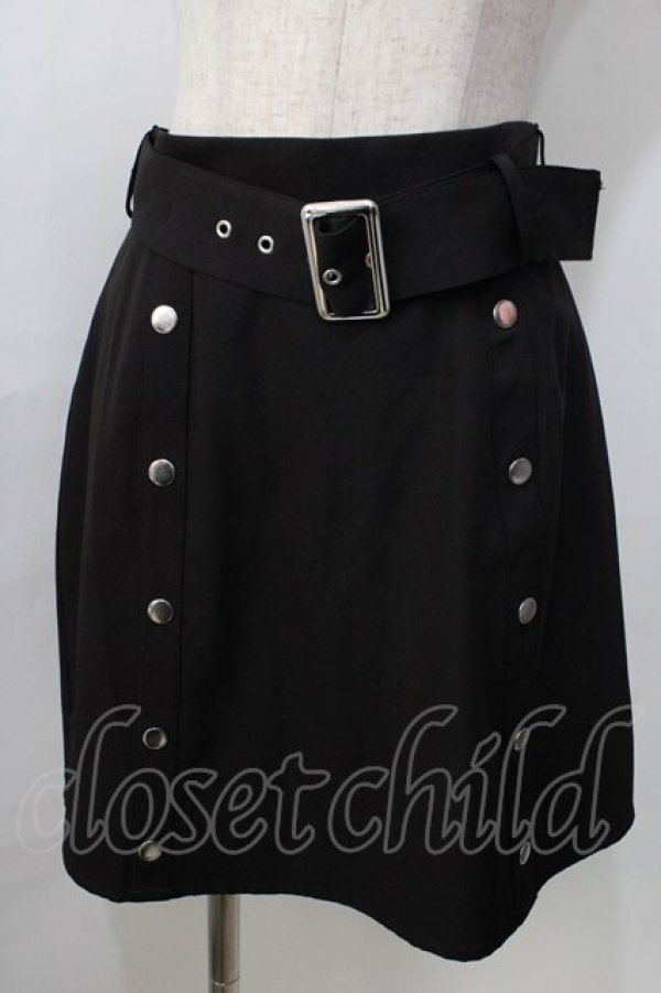 画像1: Jamie エーエヌケー / ハトメスカート M 黒 Y-25-09-13-133-LO-SK-SZ-ZY (1)