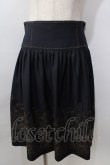 画像1: Jane Marple / holy strings embroideryスカート M 紺 Y-25-09-13-138-JM-SK-AS-ZY (1)