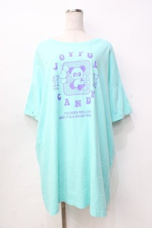 画像: Candy Stripper / プリントTシャツ  ミント Y-25-09-13-023-PU-TO-SZ-ZY
