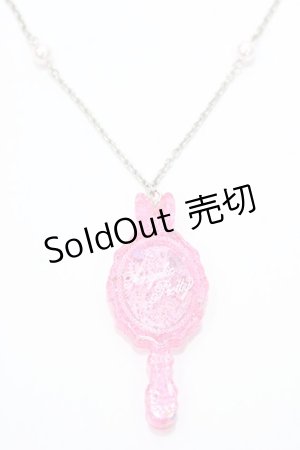 画像: Angelic Pretty / Bunny Mirrorネックレス  ピンク Y-25-09-14-005-AP-AC-SZ-ZS