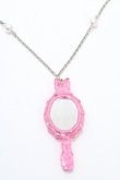 画像2: Angelic Pretty / Bunny Mirrorネックレス  ピンク Y-25-09-14-005-AP-AC-SZ-ZY (2)