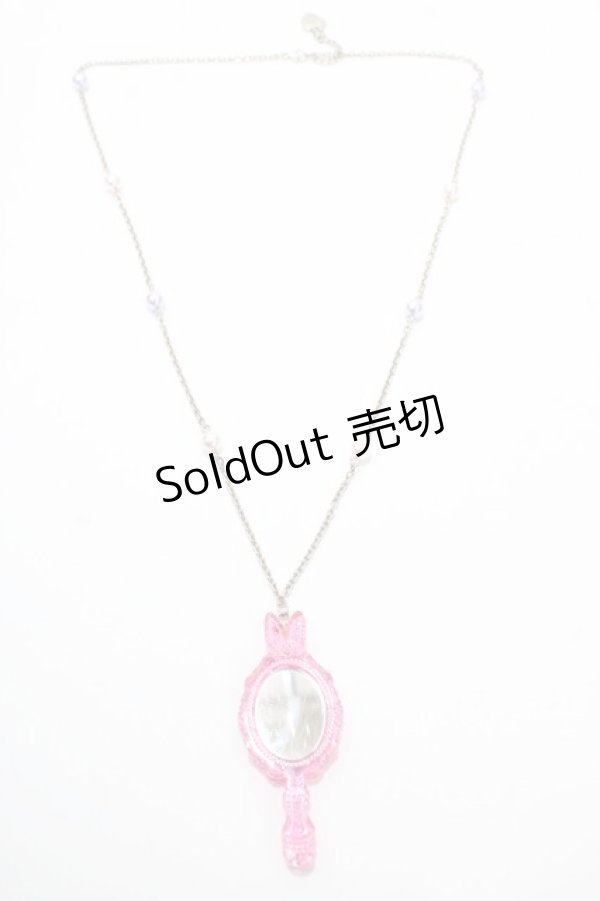 画像3: Angelic Pretty / Bunny Mirrorネックレス  ピンク Y-25-09-14-005-AP-AC-SZ-ZS (3)