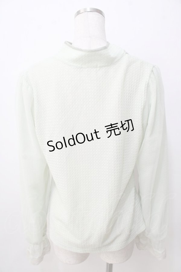 画像2: axes femme / 接触冷感ラメ刺繍Ｔシャツ F ミント Y-25-09-14-050-AX-TS-SZ-ZI (2)