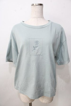 画像: axes femme / レース編風マオカラートップス F ミント Y-25-09-14-051-AX-TO-SZ-ZY