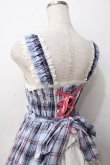 画像5: BABY,THE STARS SHINE BRIGHT / オリジナルタータンチェックシャーリングプリンセスジャンパースカート  サックス Y-25-09-14-066-BA-OP-SZ-ZY (5)