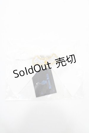 画像: Moi-meme-Moitie / /蝙蝠ロゴアクリルチャームリボンコーム  ホワイト Y-25-09-14-009-MO-AC-SZ-ZT644-F002
