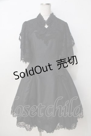 画像: ALICE and the PIRATES / Black Rose Fantasia〜宵闇の華〜ワンピース  黒 Y-25-09-14-070-PA-OP-SZ-ZY
