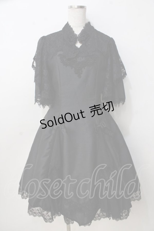 画像1: ALICE and the PIRATES / Black Rose Fantasia〜宵闇の華〜ワンピース  黒 Y-25-09-14-070-PA-OP-SZ-ZY (1)