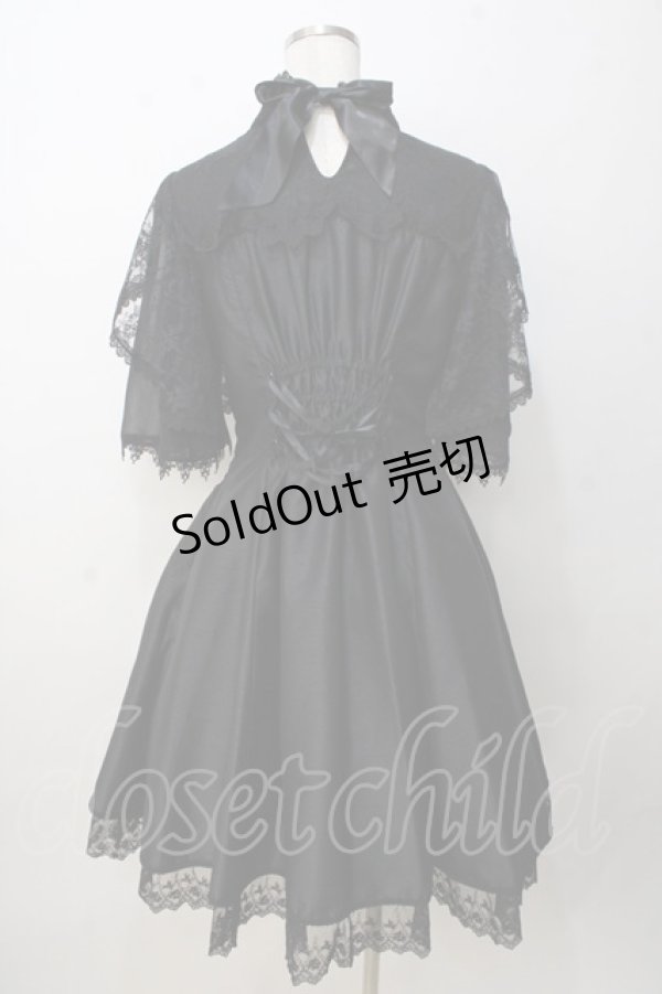 画像2: ALICE and the PIRATES / Black Rose Fantasia〜宵闇の華〜ワンピース  黒 Y-25-09-14-070-PA-OP-SZ-ZY (2)