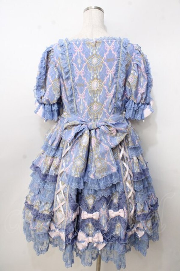 Angelic Pretty / Romantic Jewelry Dress ブルー Y-25-09-14