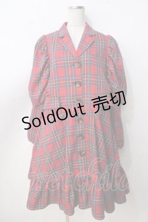 画像: HEIHEI / フリルスーツワンピース F レッド Y-25-09-14-072-PU-OP-SZ-ZY