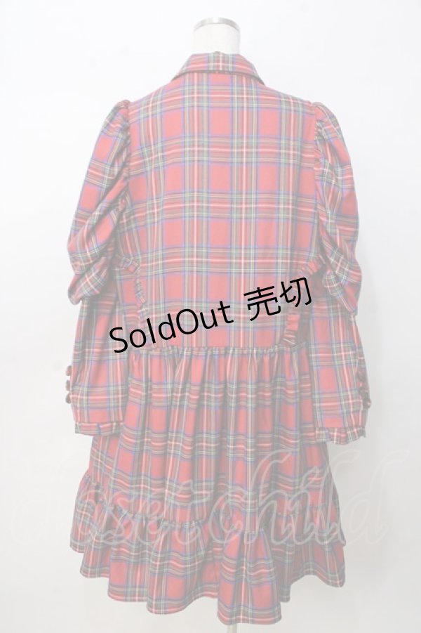 画像2: HEIHEI / フリルスーツワンピース F レッド Y-25-09-14-072-PU-OP-SZ-ZY (2)