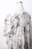 画像4: PINK HOUSE / リトルヴァイオレットプリントミディワンピース F 白 Y-25-09-14-074-LO-OP-SZ-ZY (4)