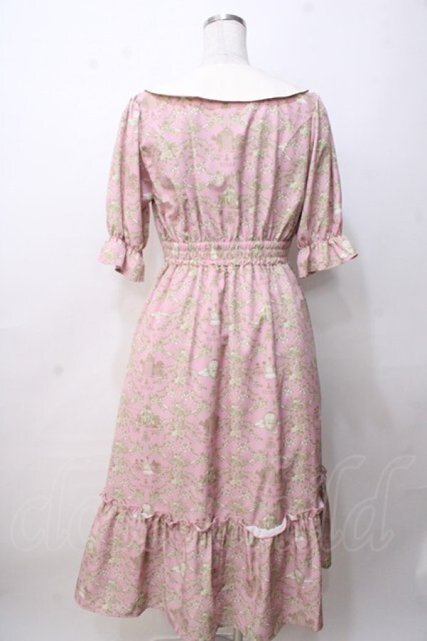 画像2: m petit by misako / NINA’Sコラボトワルドジュイワンピース M 中桃 Y-25-09-14-083-LO-OP-SZ-ZT235 (2)