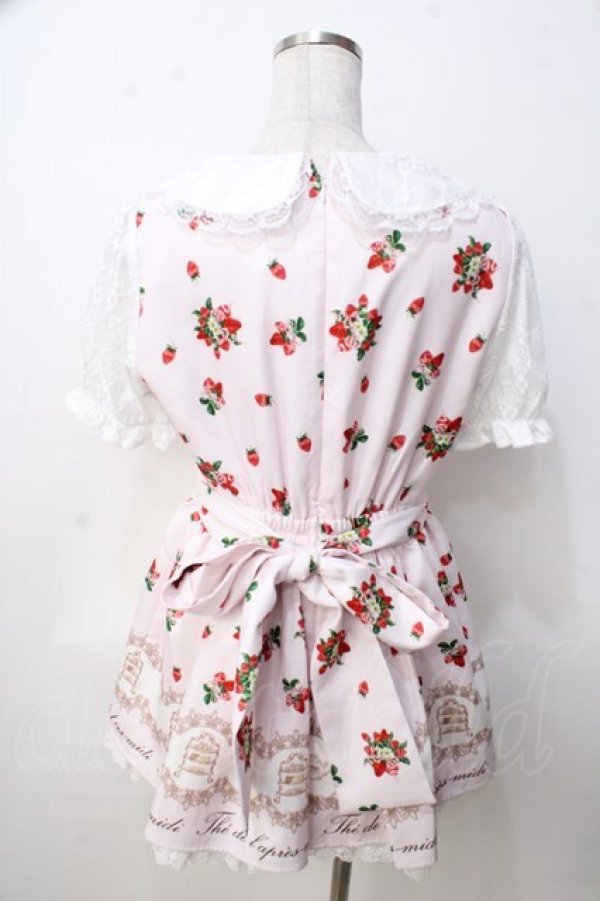 画像2: Ank Rouge / afternoon tea print set up M ピンク Y-25-09-14-088-CA-OP-SZ-ZT512 (2)