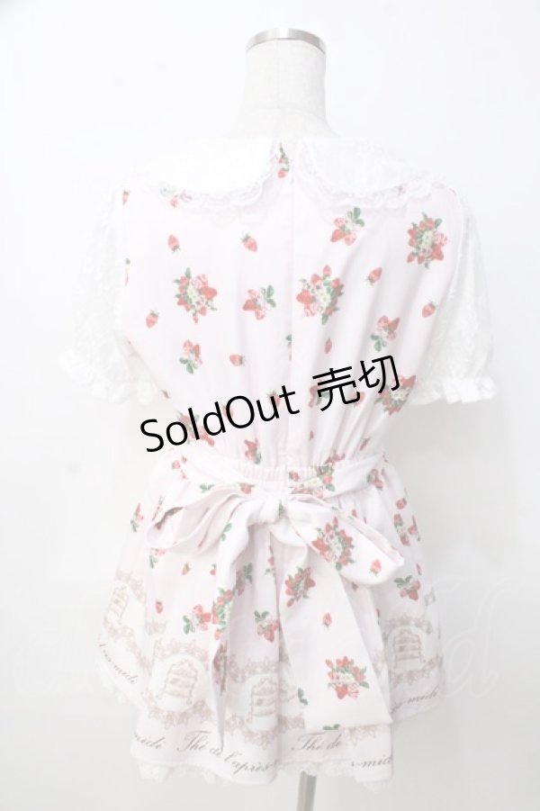 画像2: 【SALE】Ank Rouge / afternoon tea print set up M ピンク Y-25-09-14-088-CA-OP-SZ-ZT512 (2)