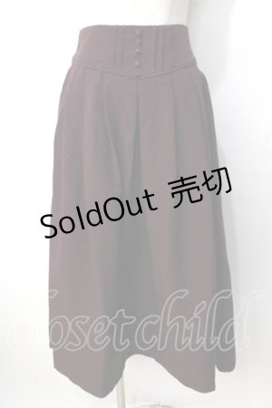画像: axes femme / クラシカルスカート L ワイン Y-25-09-14-096-AX-SK-SZ-ZY