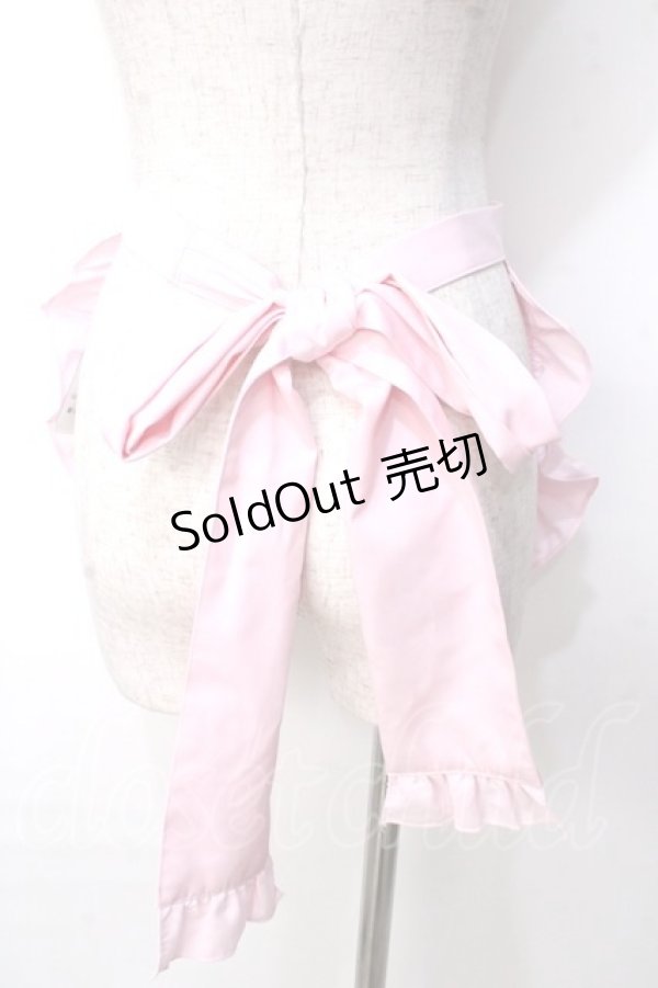 画像2: axes femme kawaii / mikkoコラボ刺繍エプロン M ピンク Y-25-09-14-098-AX-SK-SZ-ZY (2)