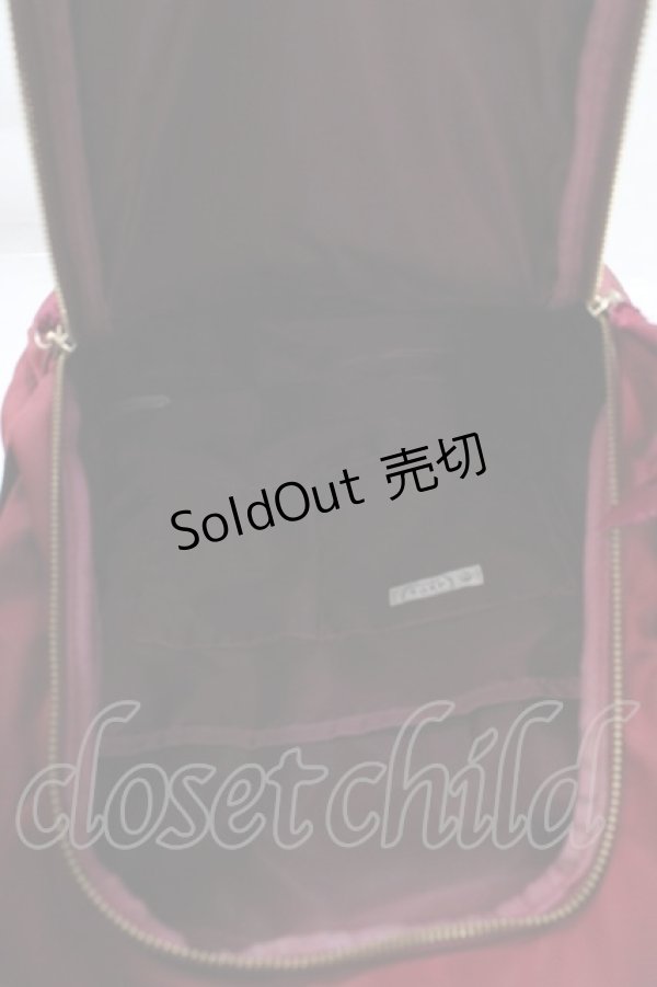 画像3: 【SALE】axes femme / ロゴプレートデザインリュック  赤 Y-25-09-14-014-AX-BG-SZ-ZT386 (3)