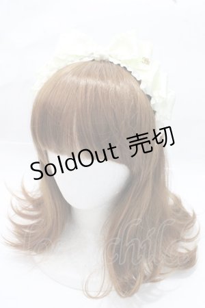 画像: Innocent World / フリルサテンリボンカチューシャ  アイボリー Y-25-09-14-027-IW-AC-SZ-ZY