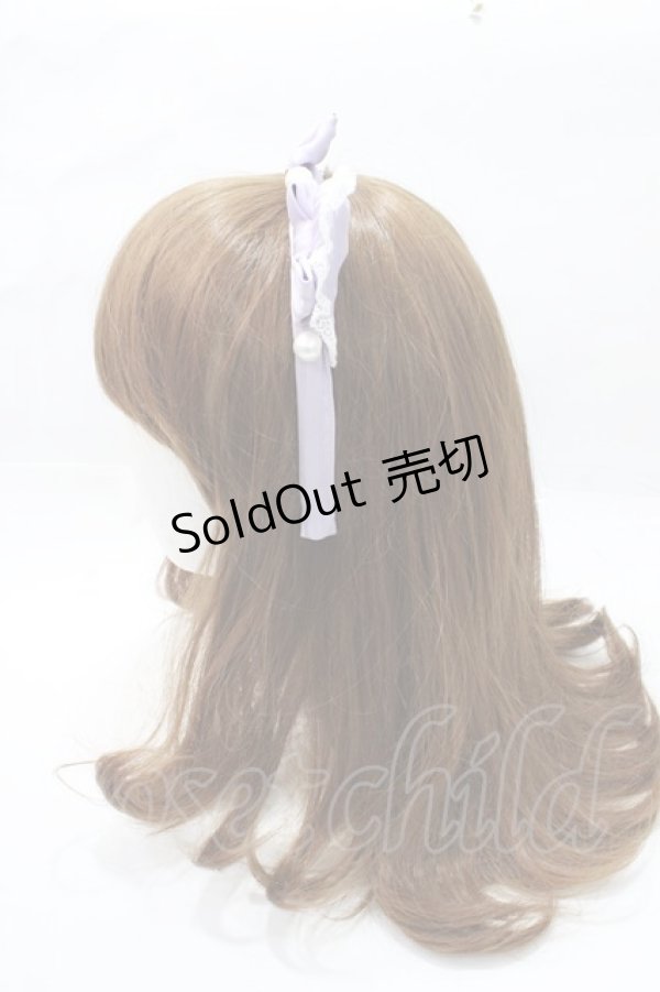 画像2: BABY,THE STARS SHINE BRIGHT / Little Kitten Luluna ストライプカチューシャ  ラベンダー Y-25-09-14-028-BA-AC-SZ-ZY (2)