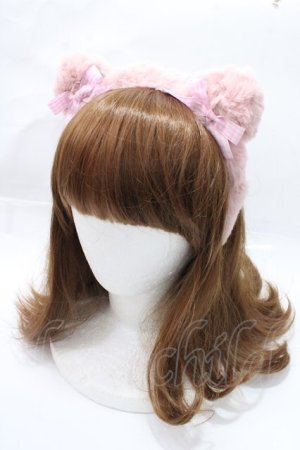 画像: LOLITAその他(お買取対象外) / くまみみカチューシャ  ピンク Y-25-09-14-029-LO-AC-SZ-ZY