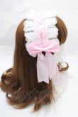 画像3: kemono mimi / ロリータヘッドドレス  ピンク×白 Y-25-09-14-032-LO-AC-SZ-ZT486-F006 (3)
