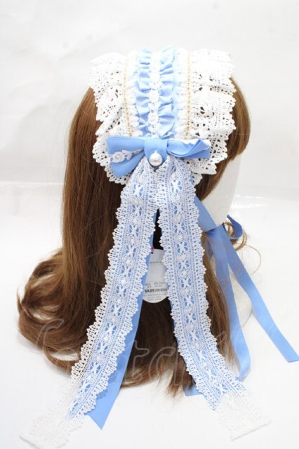 画像3: BABY,THE STARS SHINE BRIGHT / Elegant Rococoヘッドドレス  サックス Y-25-09-14-034-BA-AC-SZ-ZY (3)
