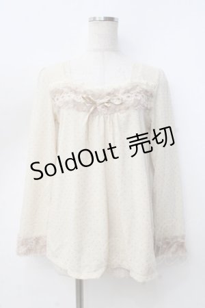 画像: axes femme / ラメドットニットプル  生成り Y-25-09-16-027-AX-TO-SZ-ZY