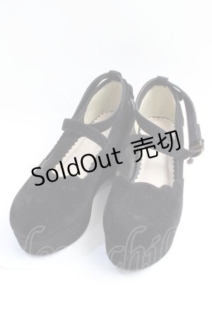 画像: axes femme POETIQUE / 厚底ボリュームヒールパンプス M 黒 Y-25-09-16-004-AX-SH-SZ-ZY