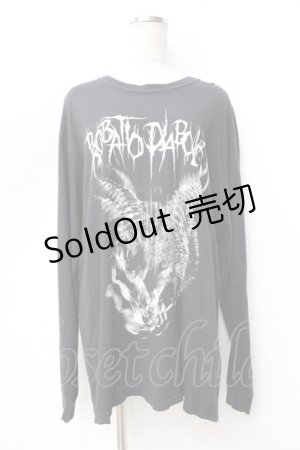 画像: CIVARIZE / ヴィンテージ加工アニマルプリントロンT F ブラック Y-25-09-16-038-GO-TO-SZ-ZS